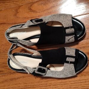 BeautiFeel 41 suede wedge sandals in excellent used condition